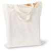 Nákupní tašky z přírodní bavlny s krátkými uchy 140g. SKLADEM