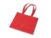 červená taška s kapsičkou, 43x33cm + ucha, VYPRODÁNO