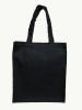 Pevná bavlněná taška přes rameno, 37x41x14 cm, 240gr., černá, DO VYPRODÁNÍ - 75 ks